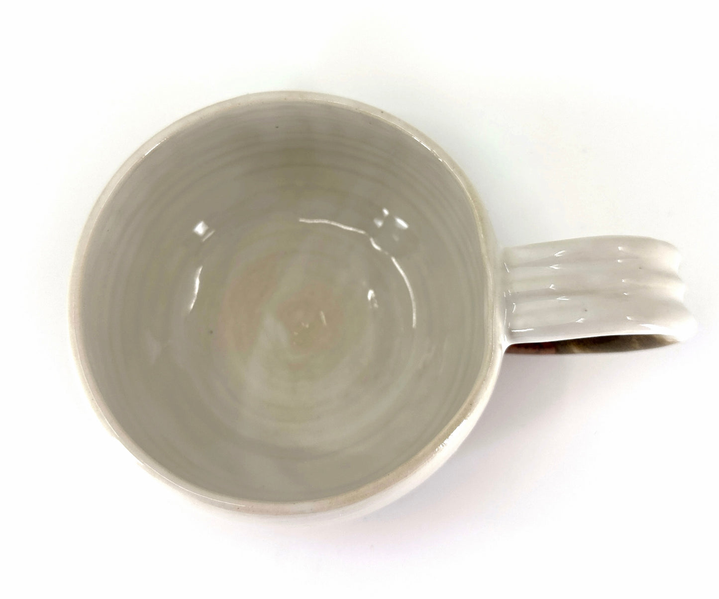 Cappuccino Mug - White Copper